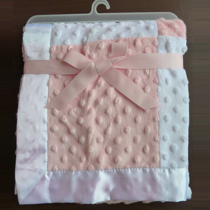 Bubble-Quilted Embroidered Satin Blanket - Image 8