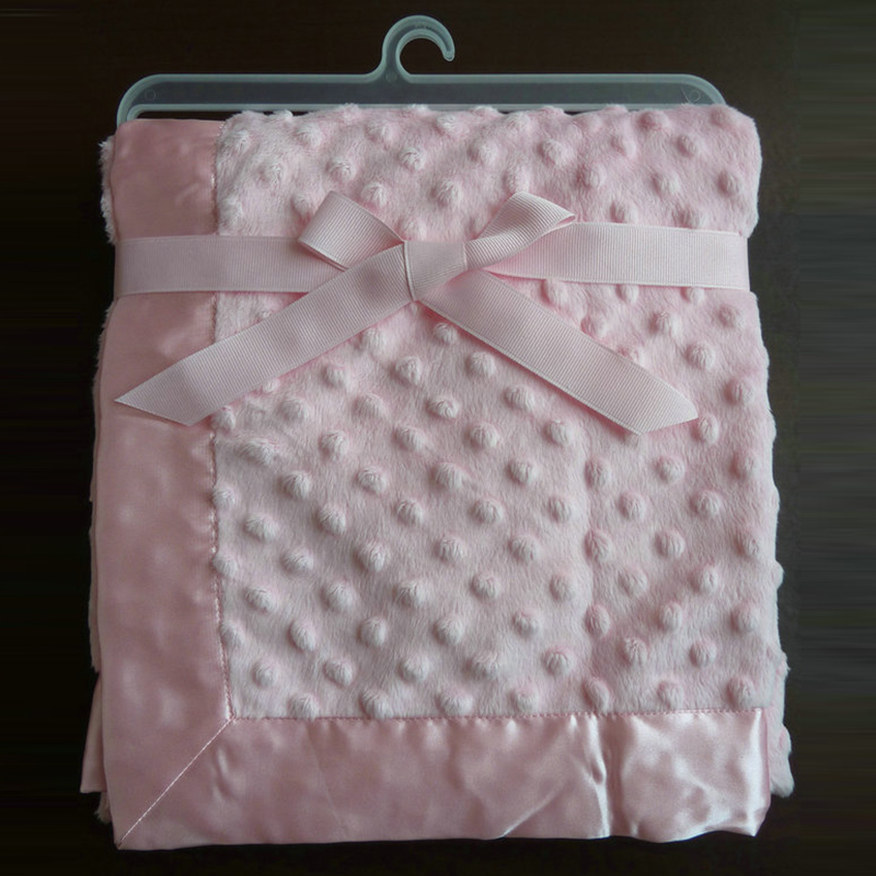 Bubble-Quilted Embroidered Satin Blanket - Image 10