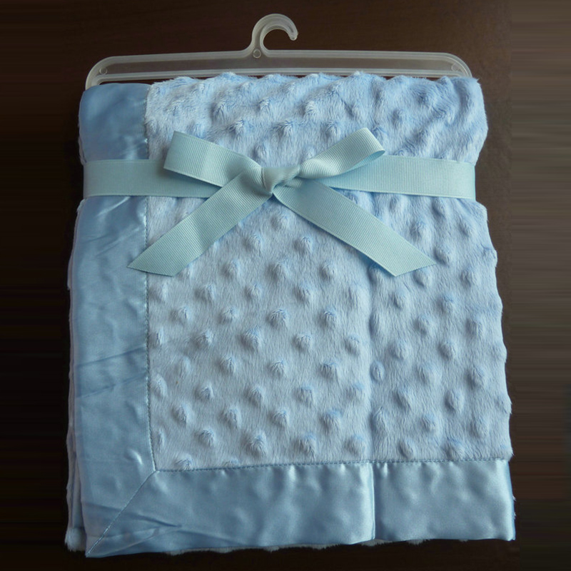 Bubble-Quilted Embroidered Satin Blanket - Image 11