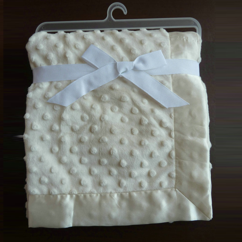 Bubble-Quilted Embroidered Satin Blanket - Image 12
