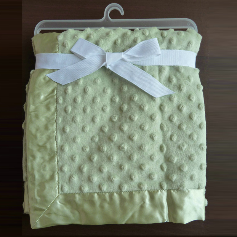 Bubble-Quilted Embroidered Satin Blanket - Image 13