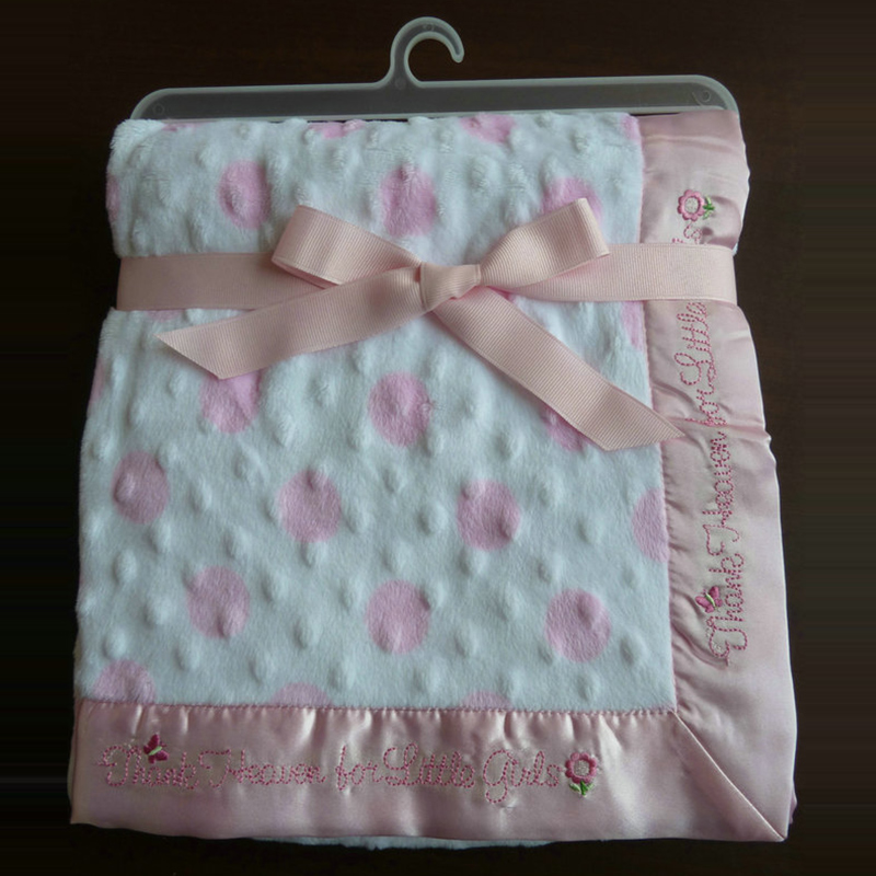 Bubble-Quilted Embroidered Satin Blanket - Image 6