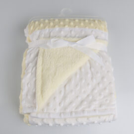 Bubble-Quilted Patchwork Blanket