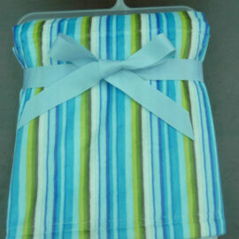 Short-pile Striped Blanket